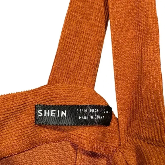 SHEIN EZwear, Corduroy Slip Dress Jumper, Fall/Winter, Medium / US 6 - Picture 4 of 7